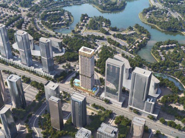 High angle view