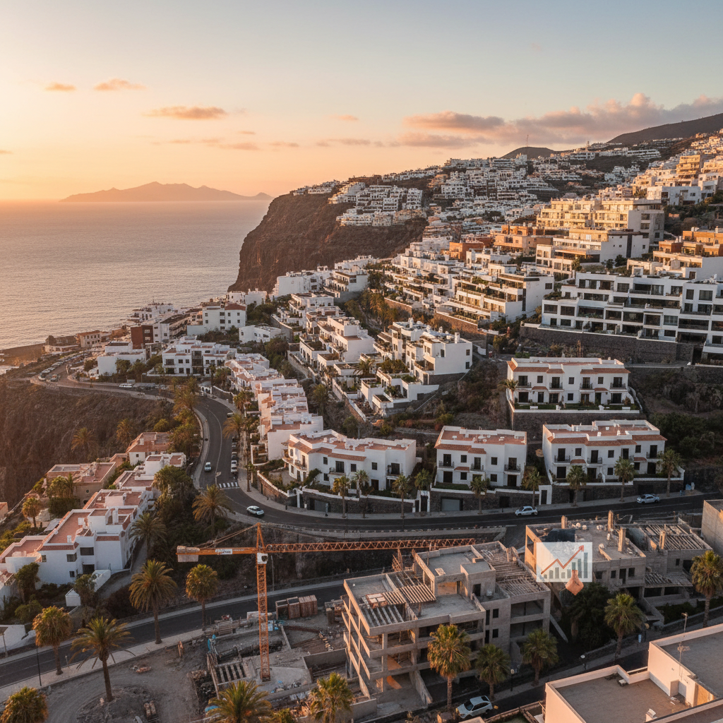 Canarias alcanza su mayor número de hipotecas en 15 años, pero el dinero prestado crece mucho más