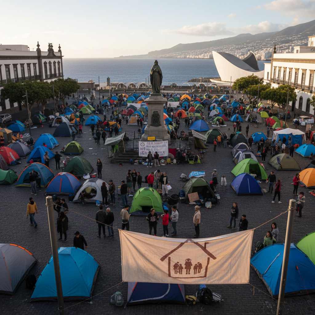 Convocan una acampada en Santa Cruz por el derecho a la vivienda