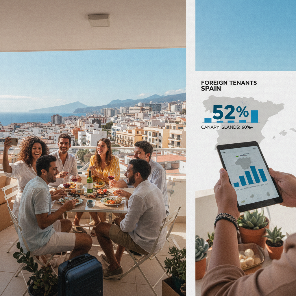 Foreign Tenants Now Majority in Spain’s Rental Market